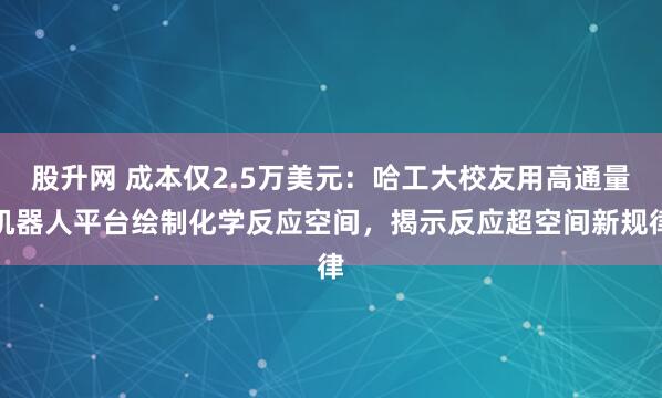 股升网 成本仅2.5万美元：哈工大校友用高通量机器人平台绘制化学反应空间，揭示反应超空间新规律