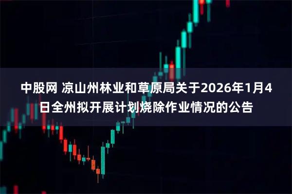 中股网 凉山州林业和草原局关于2026年1月4日全州拟开展计划烧除作业情况的公告